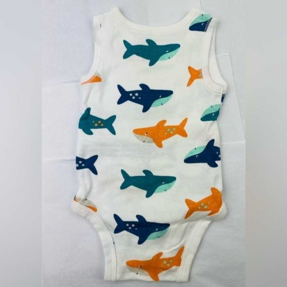 CARTER’S Baby boy  Multi Baby 3-Piece Animal Little Short Set 6 Months (#5502) - Picture 5 of 10